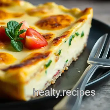 Creamy Strata & "Can Vegetarians Eat Eggs?" Answered! Recipe Card