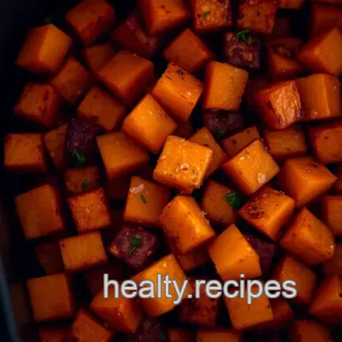 Crispy Butternut Squash in Air Fryer | Sweet & Savoury Cubes Recipe Recipe Card