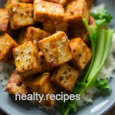 Crispy Maple Garlic Tofu Bites: A Family Favorite Recipe Recipe Card