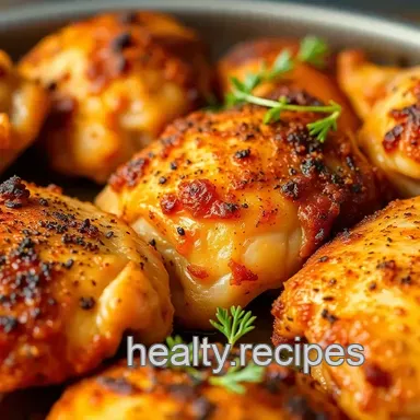 Crispy Oven Cooking Chicken Thighs: Easy Foolproof Recipe!