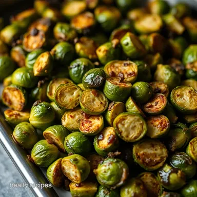 Crispy Balsamic Brussels Sprouts: How to Bake 'Em Right! Recipe Card