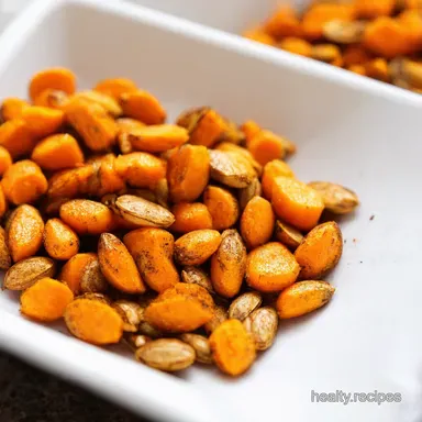 Crispy Spiced Butternut Squash Seeds: Snack Time Sorted! Recipe Card