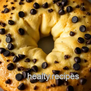 Easy Decadent Chocolate Chip Bagels: A Sweet Morning Treat Recipe Card