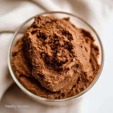 Brownie Batter Hummus: Decadent, Healthy & Ready in Minutes! Recipe Card