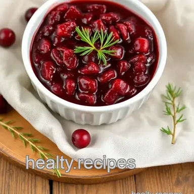 Easy Homemade Cooked Keto Cranberry Sauce – Delicious & Guilt-Free! Recipe Card