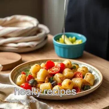 My Easy Sautéed Gnocchi with Veggies in 20 Minutes: Truly Delicious! Recipe Card