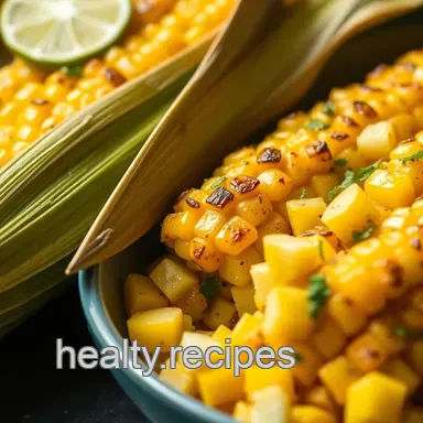 Fiesta Lime Roasted Corn presentation