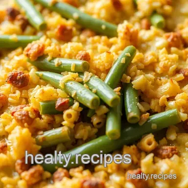 From Scratch Comfort: The Ultimate Green Bean Casserole presentation