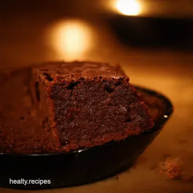 Gooey Chocolate Baked Oats Cake for Breakfast Recipe Card