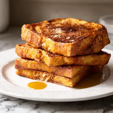 HighProtein French Toast Power Up Your Morning Recipe Card