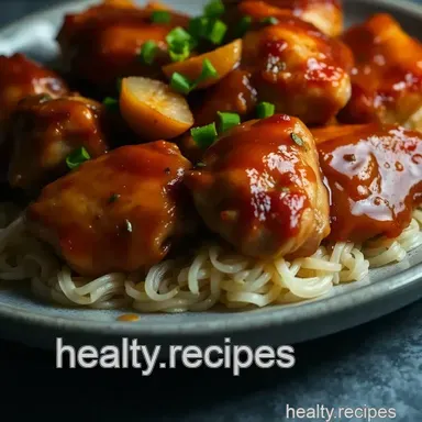 Honey Garlic boneless skinless chicken thighs - Sticky & Sweet! Recipe Card