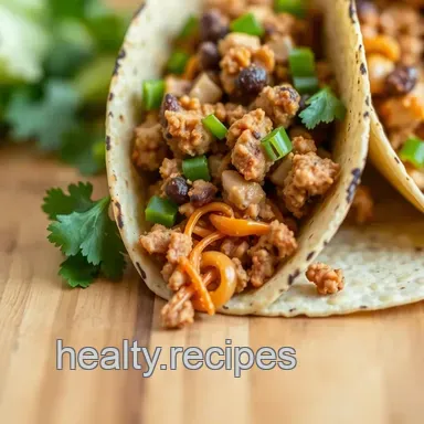 Kickin' Ground Turkey Tacos: Lean, Mean, Taco Machine! Recipe Card