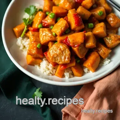 Gut Healthy Kimchi Chicken Stir-Fry: Quick & Easy! Recipe Card
