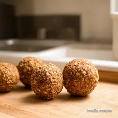 Oatmeal Bliss Balls My NoBake Energy Bites Recipe Recipe Card