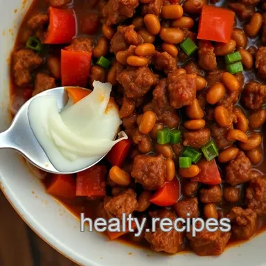 Over the Top Chili presentation