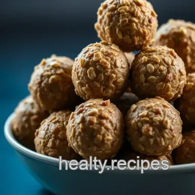Healthy Peanut Butter Balls: Guilt-Free Bliss in Minutes! Recipe Card