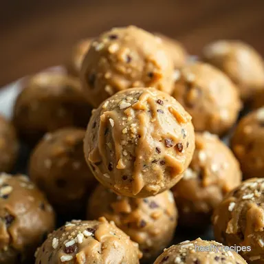 Peanut Butter Bliss Protein Balls: My No-Bake Secret! Recipe Card