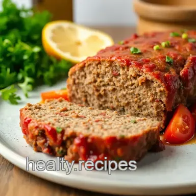 Easy & Juicy Bake Keto Meatloaf - Healthy Low-Carb Delight: My Fail-Proof Herb Glazed Method Recipe Card