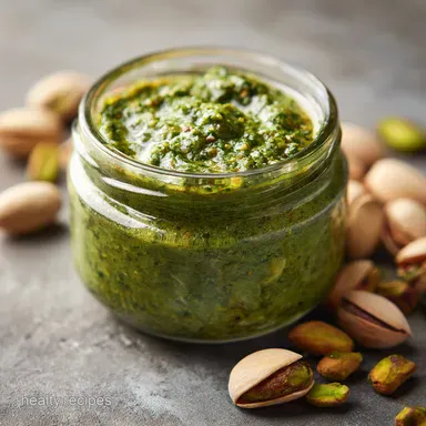 Pistachio Pesto: A Nutty, Delicious Twist! Recipe Card