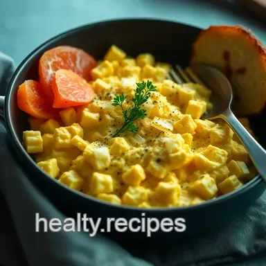 Protein-Packed Scrambled Eggs: My High Protein Breakfast Secret Recipe Card