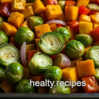 Roasted Autumn Squash and Vegetable Medley: A Cozy Family Favourite Recipe Card
