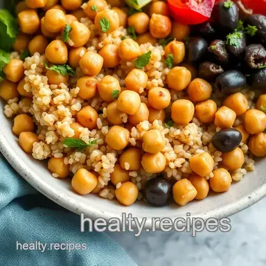 Roasted Chickpea Quinoa Power Bowl Delight Recipe Card