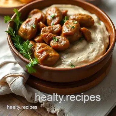 Chopped Liver - Traditional Jewish Appetizer presentation