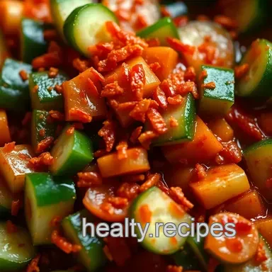 Spicy Kimchi Cucumber: A Crunchy, Fiery Sidekick! Recipe Card