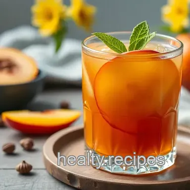 Sunshine peach tea Recipe: A taste of summer ☀️