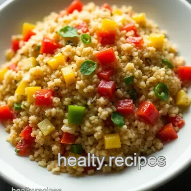 Sunshine Quinoa Salad: What is Quinoa Made Delicious! Recipe Card