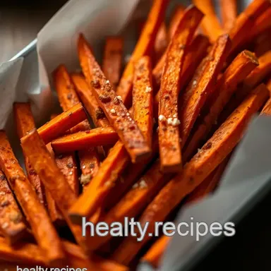Easy & Delicious Sweet Potato Fries: The Perfect Crunchy Snack Recipe Card