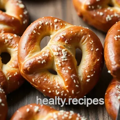 Tangy & Twisted: Homemade Sourdough Pretzels presentation