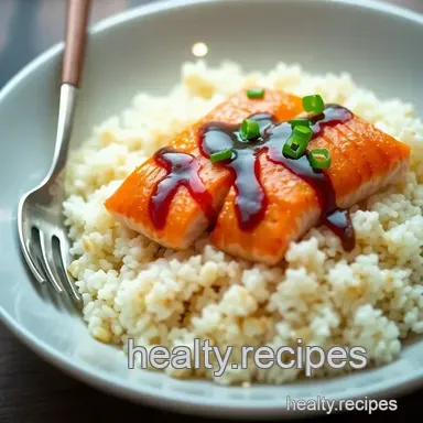 Teriyaki Salmon rice bowls: Ready in 35! | My Go-To Recipe Recipe Card
