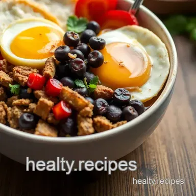 The " Full Monty" Protein Power Bowl presentation