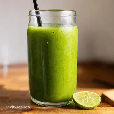 Green Powerhouse Juice My Easy Detox Recipe Recipe Card