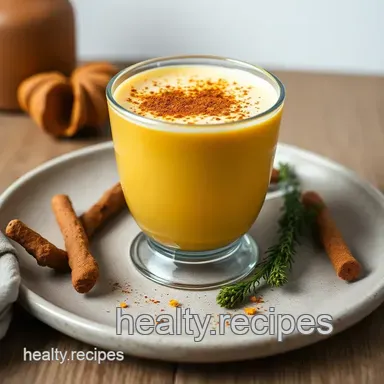 Cozy Comfort: My Go-To Turmeric Latte Recipe Recipe Card