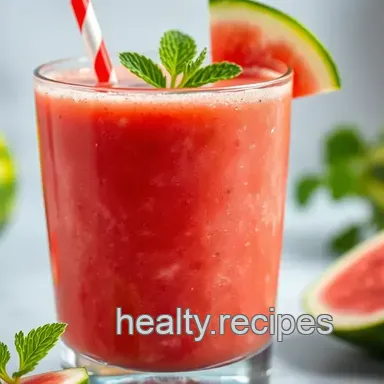 Watermelon Smoothie Recipe: The Breeze That Beats the Heat!