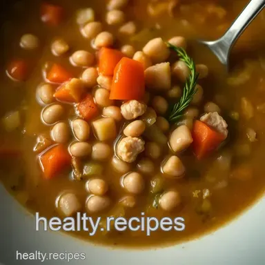 Wholesome Chicken Bean Soup: A Cozy Classic presentation