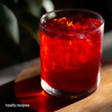 Sunshine in a Glass: My Zesty Hibiscus Tea Recipe Recipe Card