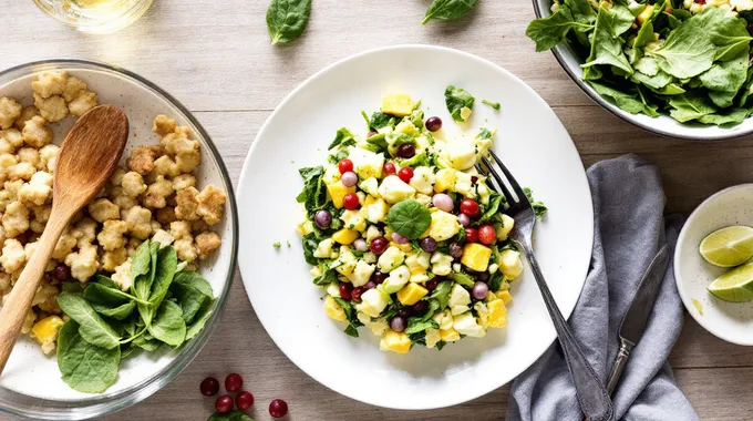 Artichoke Spinach Egg Salad Meal Prep