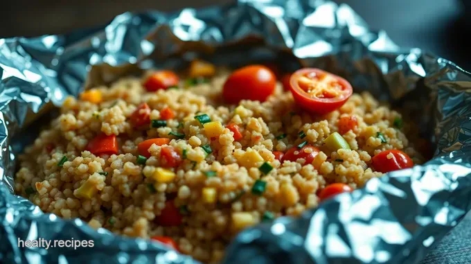 Campfire Quinoa & Veggie Foil Packets