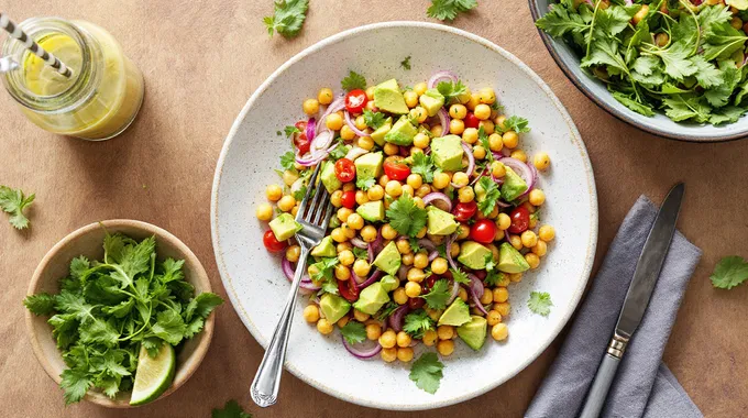 Chickpea Avocado Salad Recipe