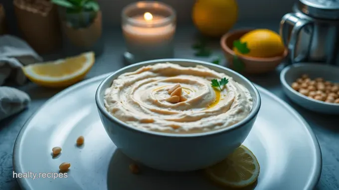 Classic Creamy Hummus with a Twist