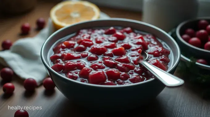 Classic Holiday Cranberry Sauce: A Tangy Twist on Tradition