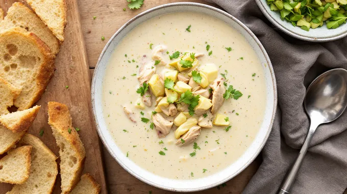 Creamy Chicken Artichoke Soup Recipe