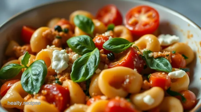 Creamy Tomato Basil Tortellini: A Quick and Delicious Weeknight Meal