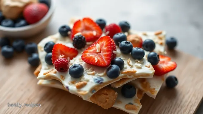 Easy Peanut Butter Yogurt Bark