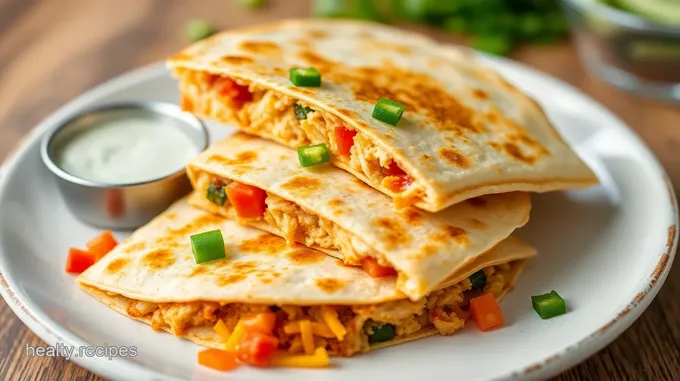 Cheesy Chicken Quesadillas