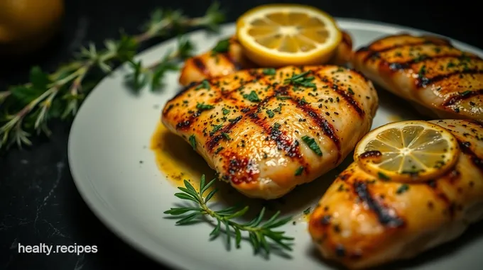 Garlic Herb Grilled Chicken Breast