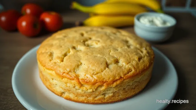 Healthy Breakfast Banana Cake